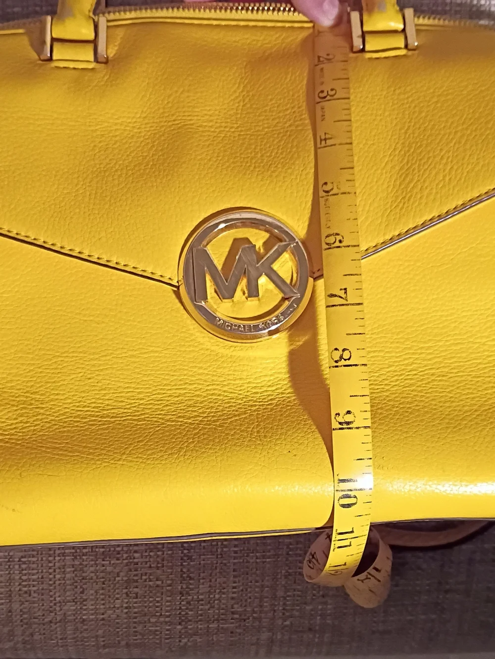 Michael Kors Yellow Top-Handle Satchel